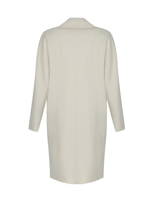 Cappotto over Agenda in lana Bianco MAX MARA STUDIO | 2526016081600001